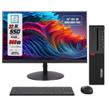PC Computer Desktop Fisso Lenovo M910s SFF I5-6500 Ram 32Gb SSD 1000Gb + Monitor 24" FHD + Mouse +Tastiera
