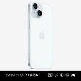 Apple iPhone 15 128Gb Azzurro Ricondizionato - Ottimo