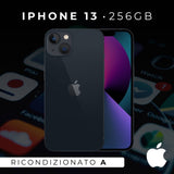 Apple iPhone 13 256GB Mezzanotte Grado A