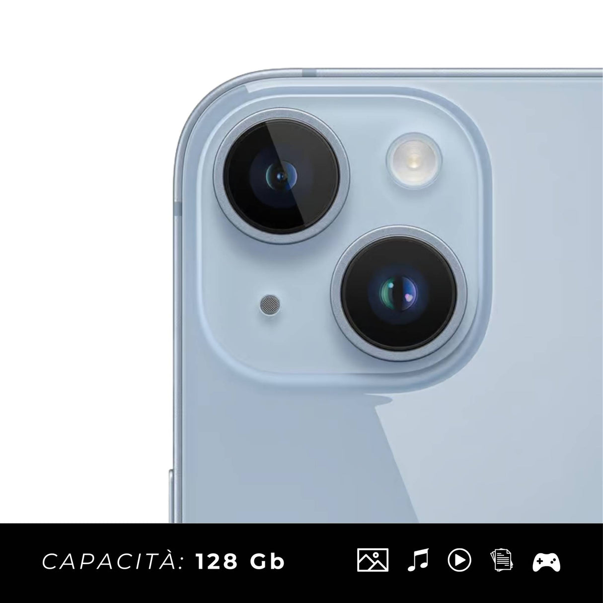 Apple iPhone 14 128Gb Azzurro Ricondizionato - Ottimo