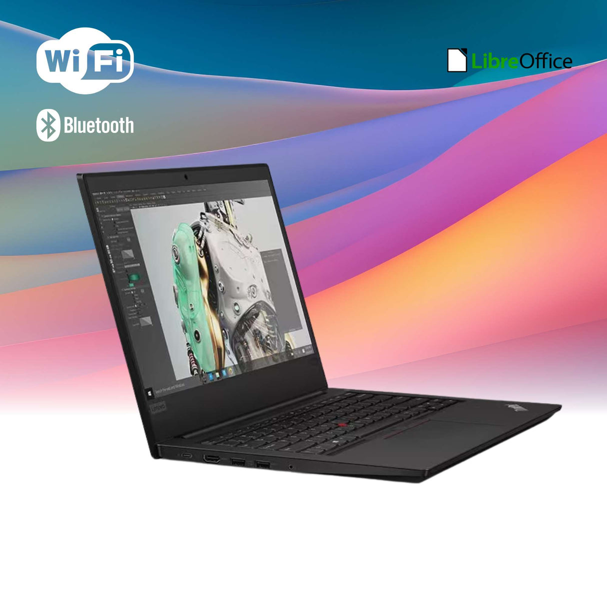 Notebook Pc Portatile Lenovo ThinkPad E490 i5-8365U 14,1" Ram 8GB 256GB SSD Win 11 Pro