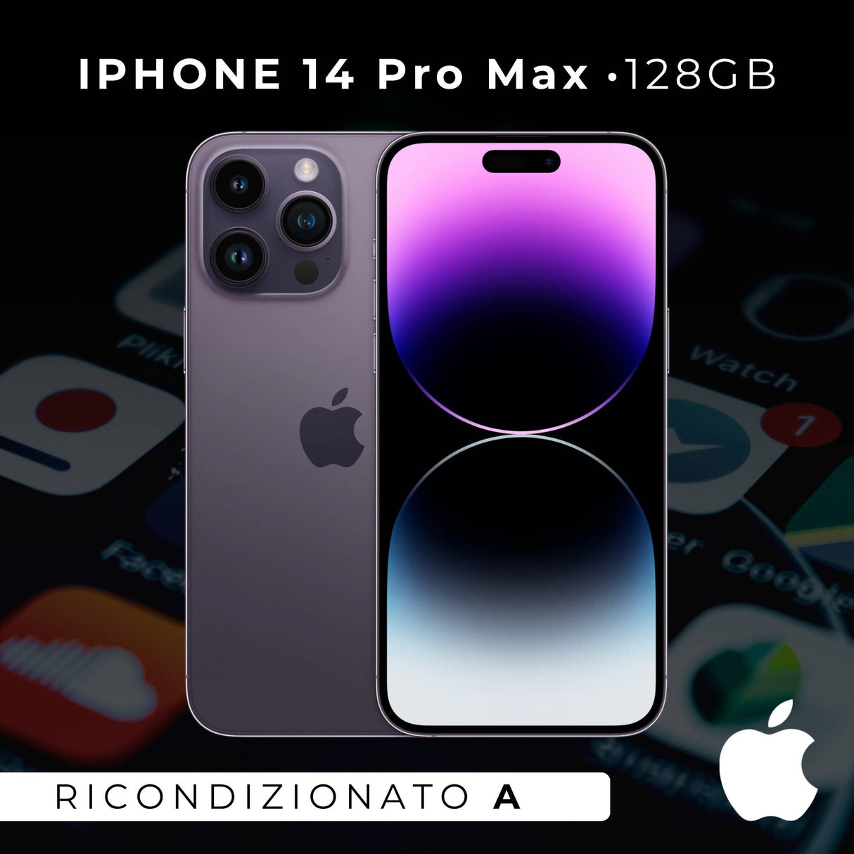 Apple iPhone 14 Pro Max 128GB VIOLA  Grado A
