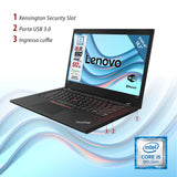 Notebook Pc Portatile Lenovo ThinkPad T480 i5-8250U 14,1" Ram 16GB 512GB SSD Win 10 Pro