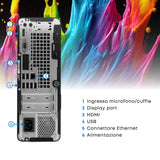 PC Computer Desktop Fisso HP 400 G6 SFF i5-9500 Ram 8GB SSD 256GB Win 11