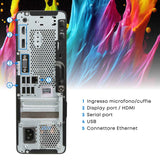 PC Computer Desktop Fisso HP 400 G7 SFF i5-10500 Ram 16GB SSD 256GB 1Gb Win 11