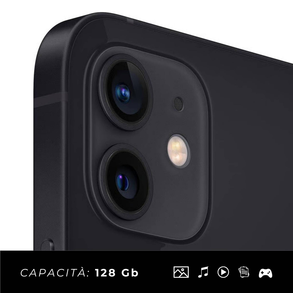 Apple iPhone 12 128Gb Nero Ricondizionato - Ottimo