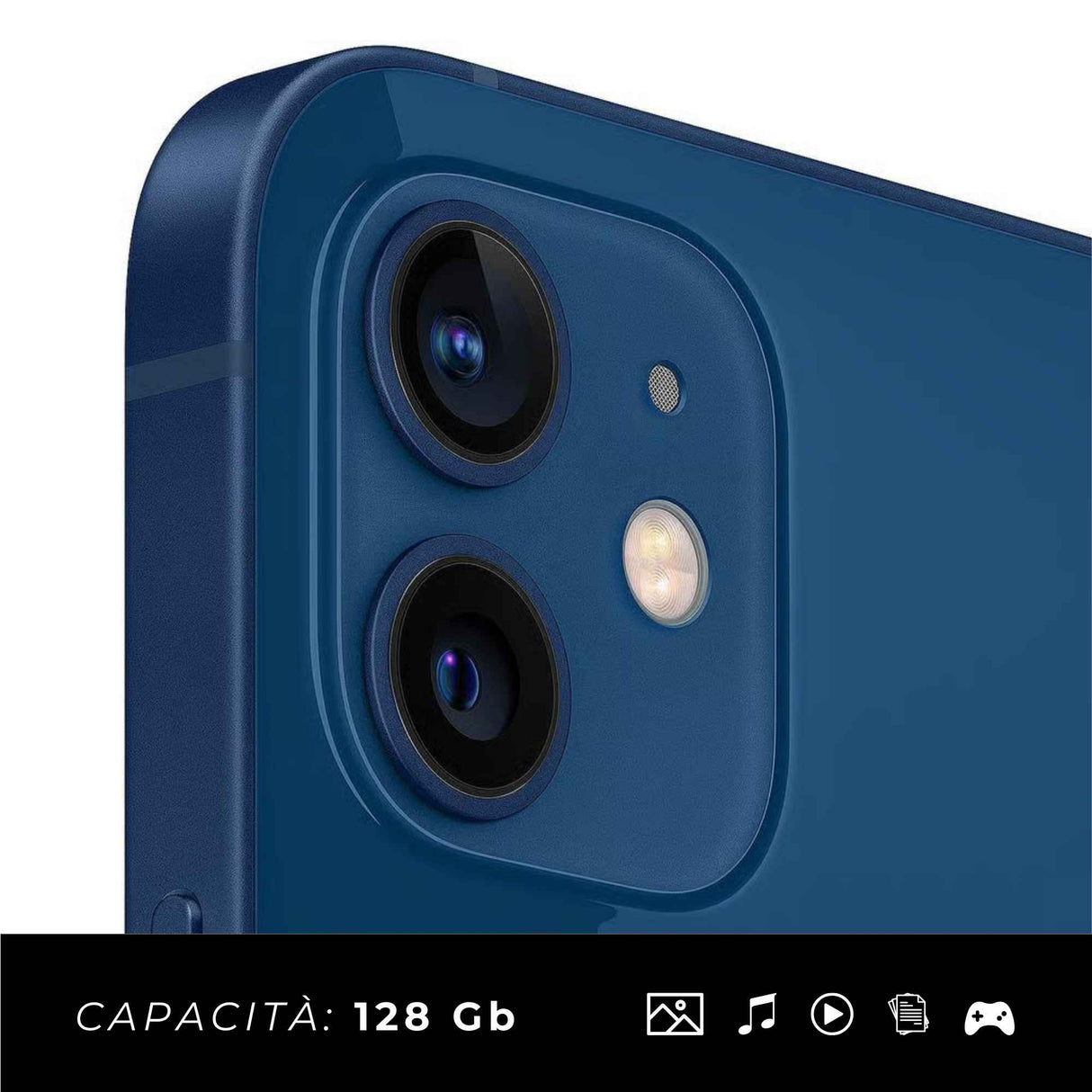 Apple iPhone 12 128Gb Nero Ricondizionato - Buono