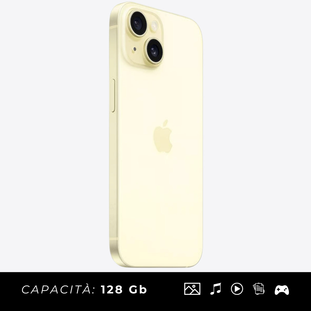 Apple iPhone 15 128GB Giallo Ricondizionato - Buono