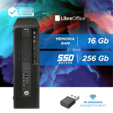 PC Computer Desktop Fisso HP Z240 i7-6700 Ram 16GB SSD 256GB P620 2Gb Win 11 Pro Libre ricondizionato
